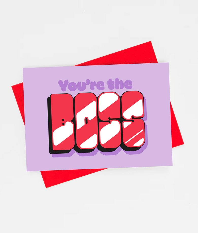 The Boss Beer Card