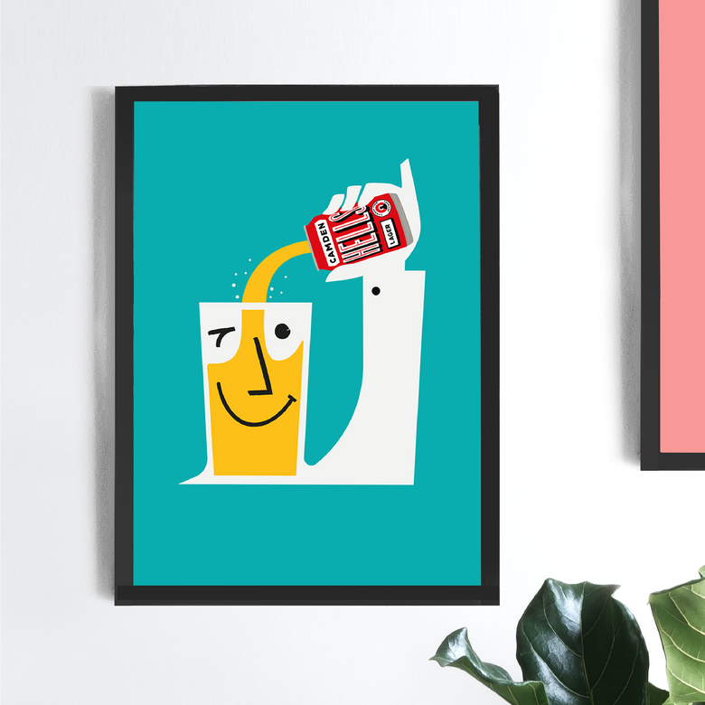 Camden Fresh Pint Print