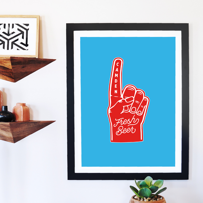 Camden Foam Finger Print