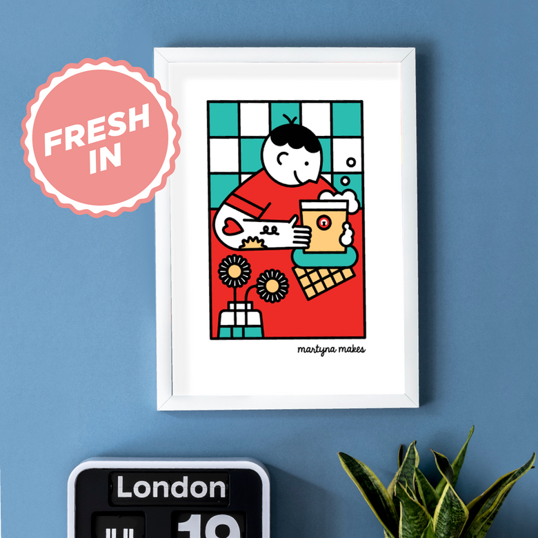 Martyna Makes Kitchen Print