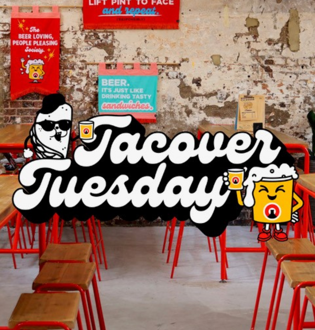 Tacover Tuesday at The Camden Beer Hall