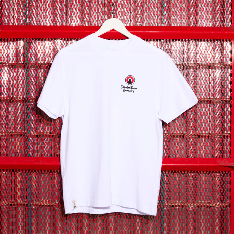 Camden Hells Pour White T-Shirt