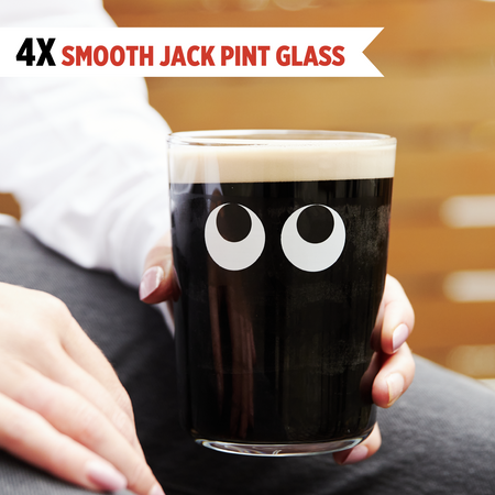 Smooth 'Jack' Pint 4 Glass - Set of 4