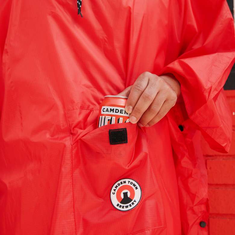 Camden Red Poncho