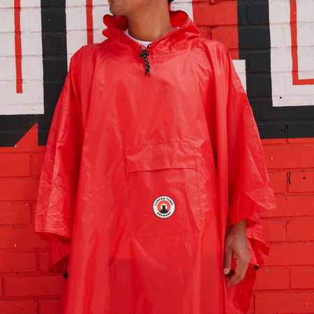 Camden Red Poncho