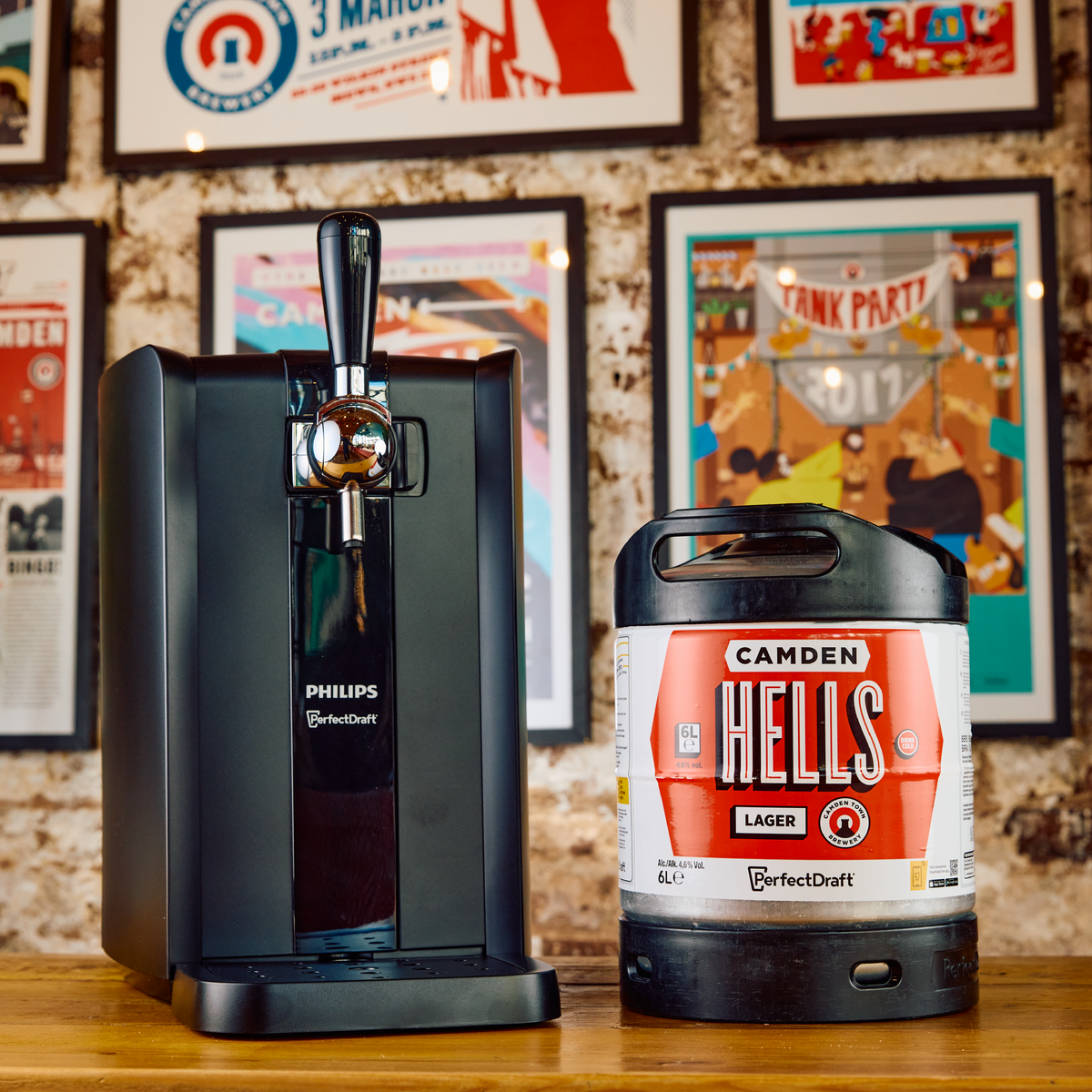 PERFECTDRAFT BLACK CAMDEN HELLS KEG BUNDLE