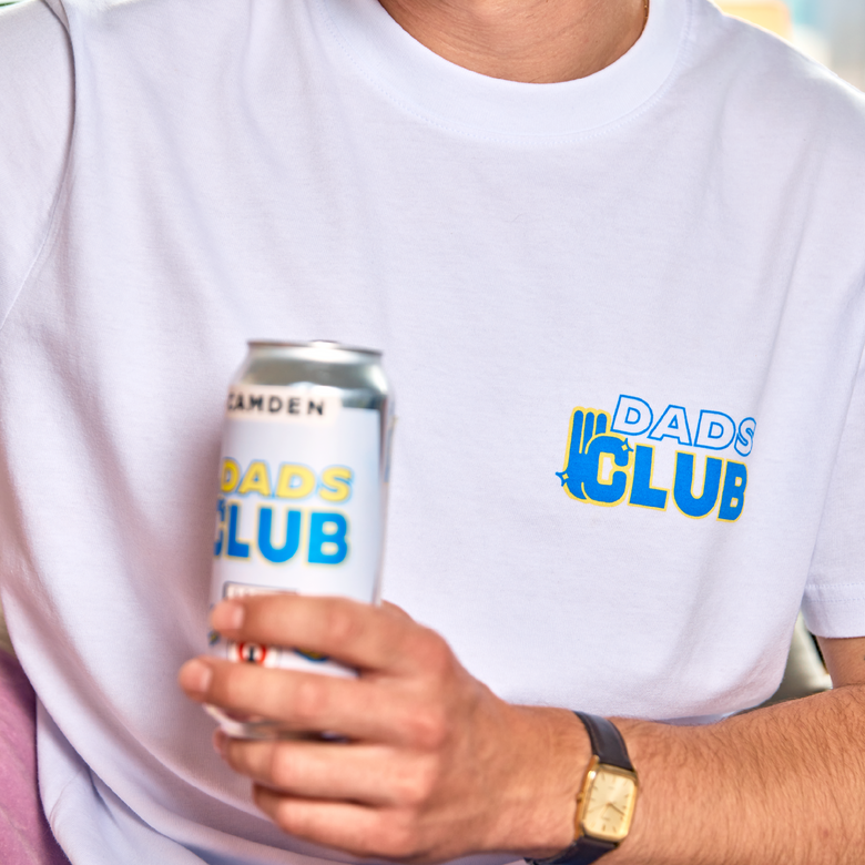 Dads Club White T-Shirt