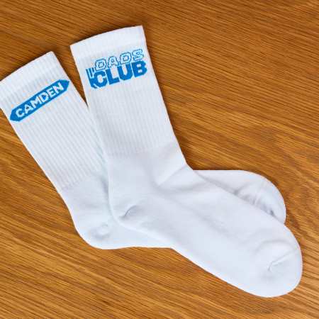 Dads Club White Socks