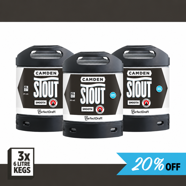 Camden X PerfectDraft Stout 3 Keg Bundle