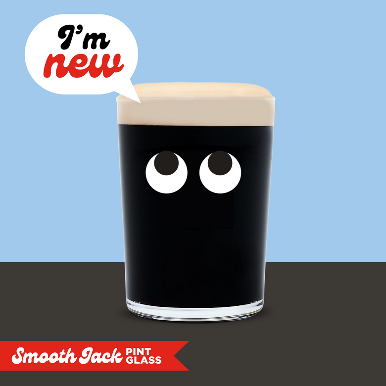 Smooth 'Jack' Pint Glass