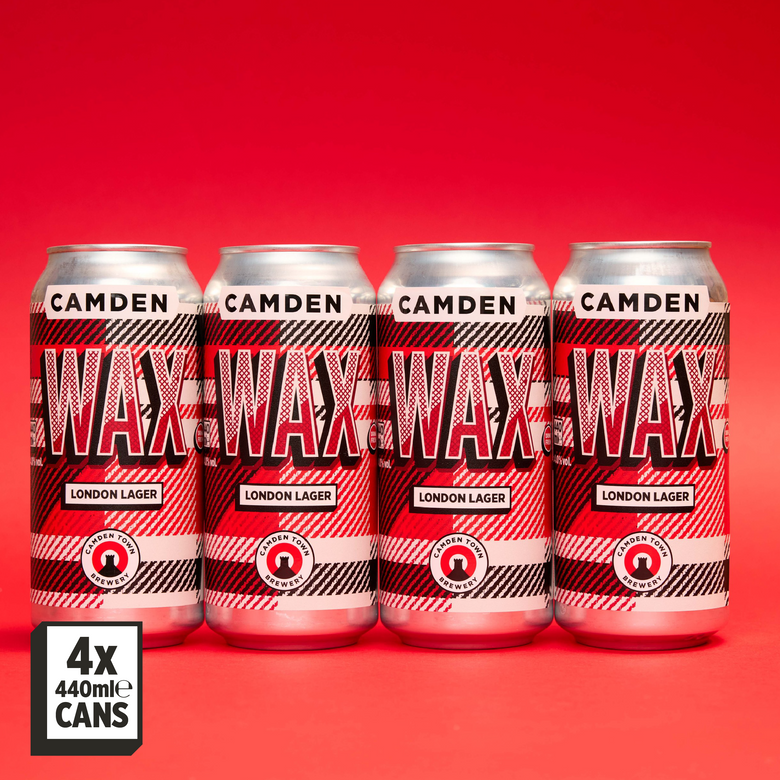 Camden x Wax London Lager 4 can pack