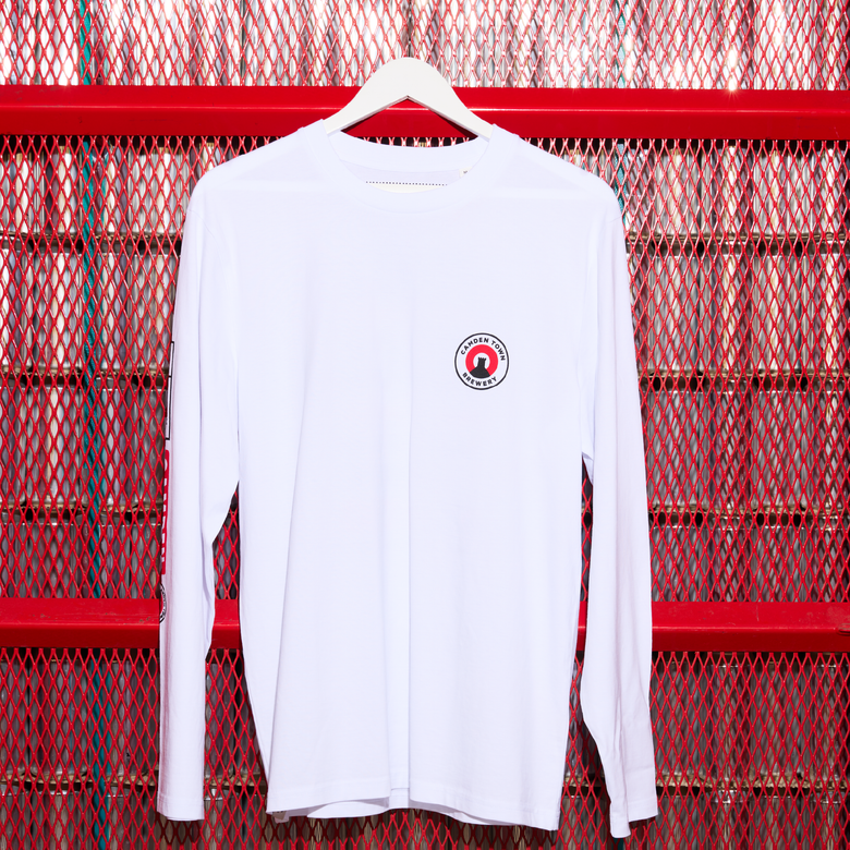 Camden Beer Hall White Long Sleeve Tee