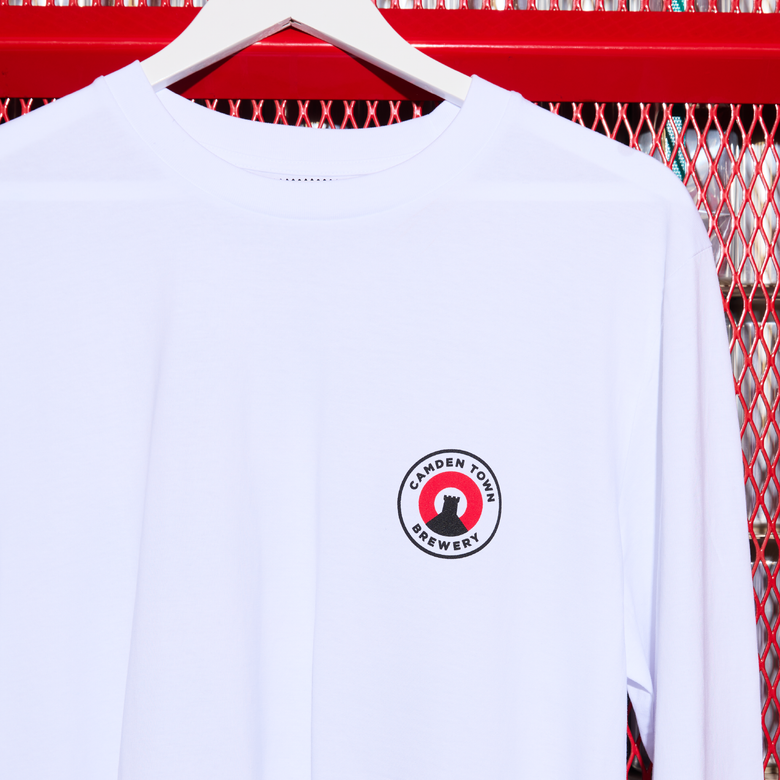 Camden Beer Hall White Long Sleeve Tee