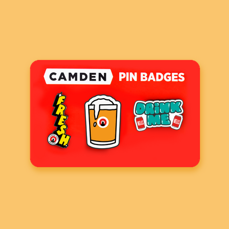 Pin Badge set of 3 - Fresh