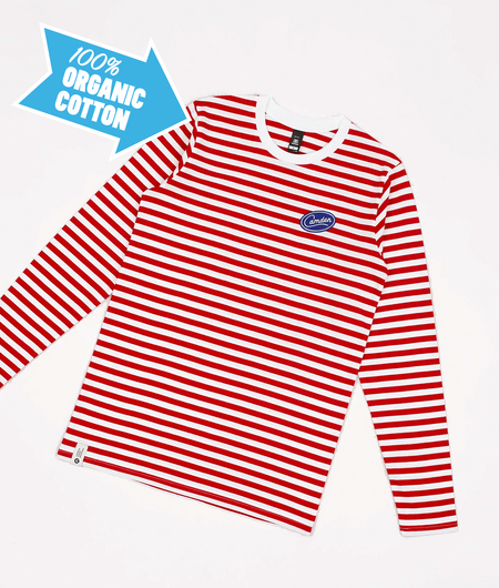 Red Stripe Long Sleeve Tee
