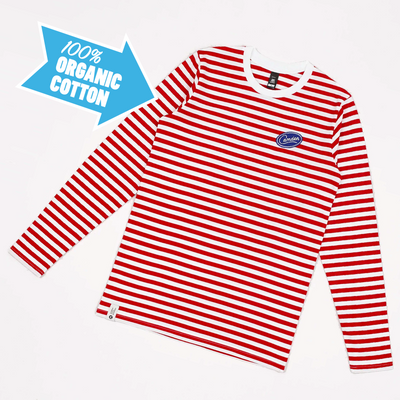 Red Stripe Long Sleeve Tee