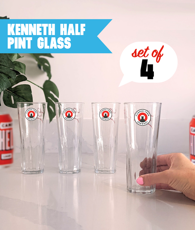 'Kenneth' Half Pint Glass - Set of 4