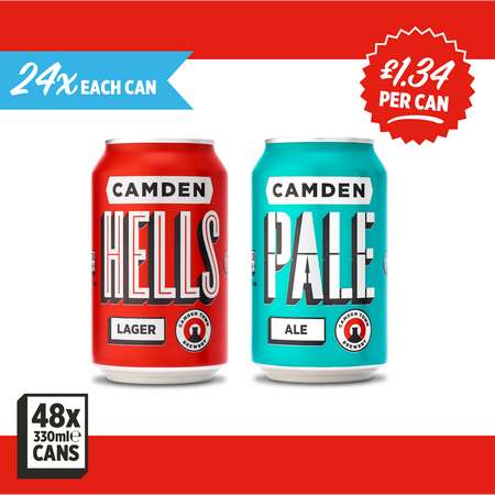 Hells Lager + Pale Ale - 48 Can Pack