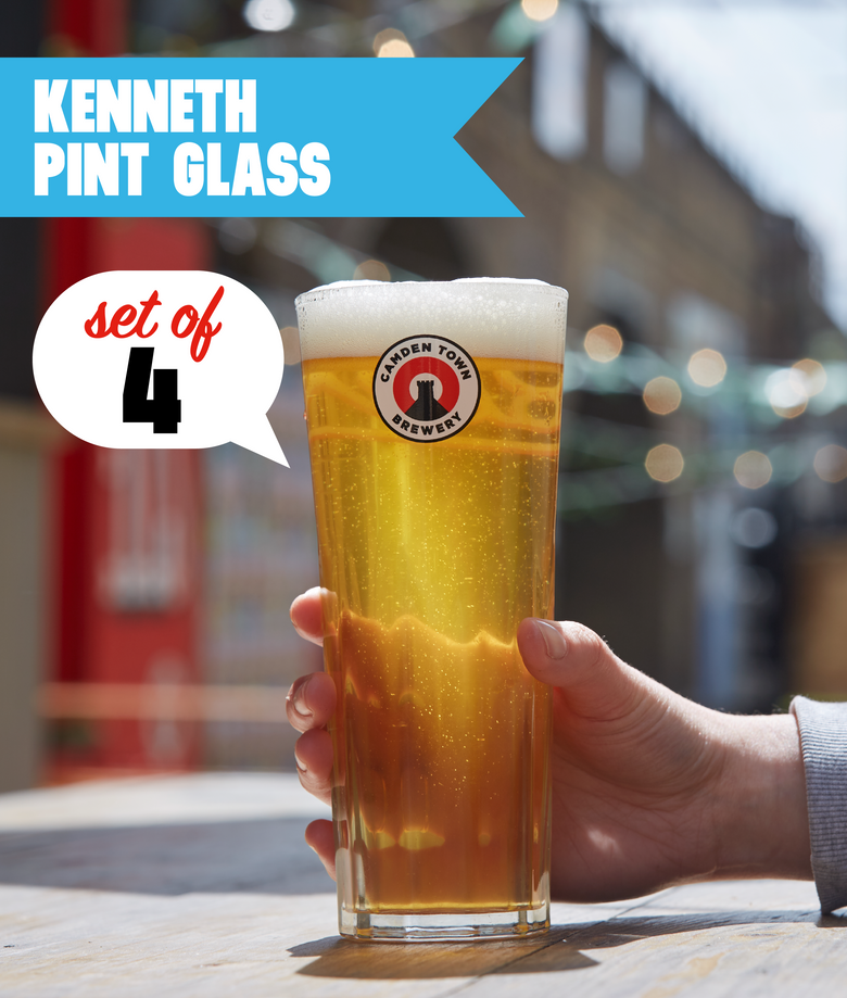 'Kenneth' Pint Glass - Set of 4