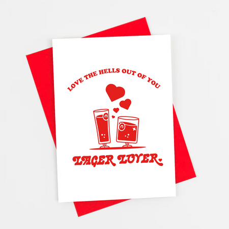 Lager Lover Card